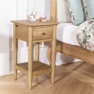 SKYE - Chevet style shabby chic en chêne