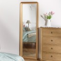 HELENE - Large dining room mirror in romantic style, gold wood
