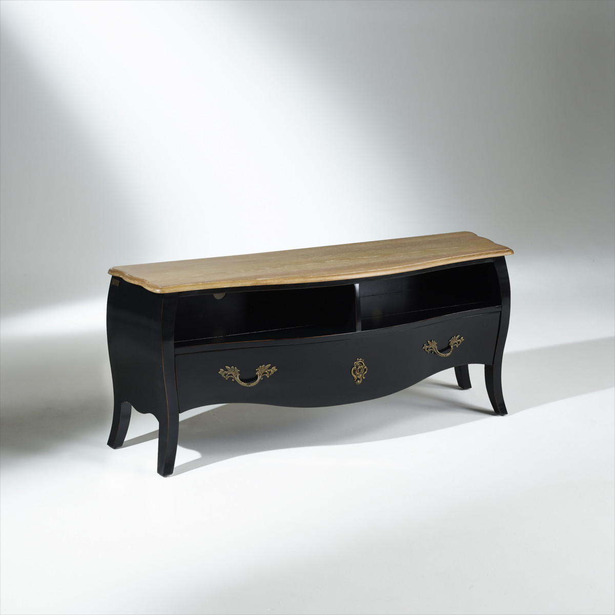 meuble tele baroque blanc