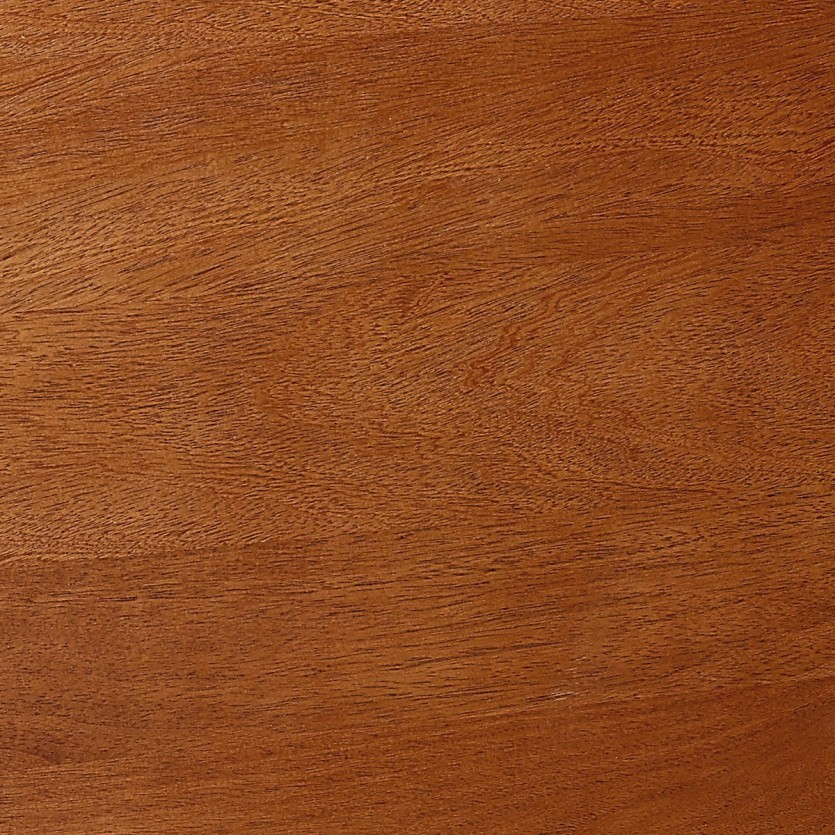 DALHIA – Couchtisch im nordischen Stil, Beine aus Massivholz, Nussbaumfarbe