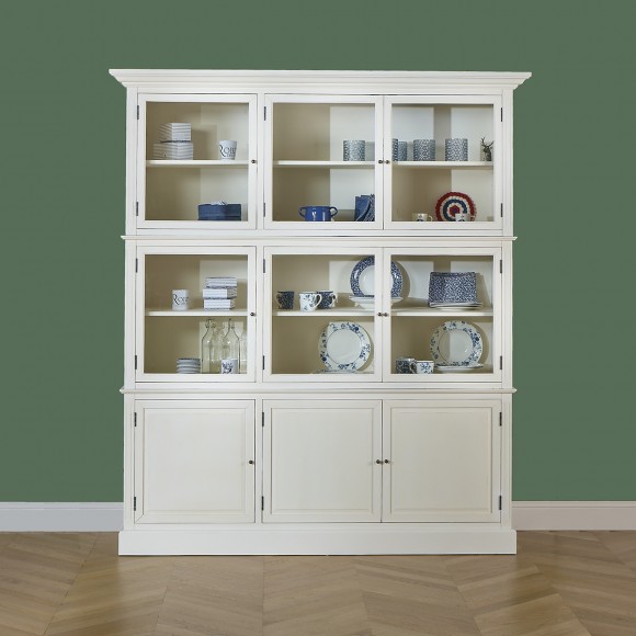 TOULOUSE - Modulaire houten buffetvitrine, 9 deuren