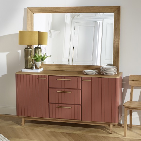 JOËL - Aparador de sala de jantar, estilo moderno, em carvalho 160 cm