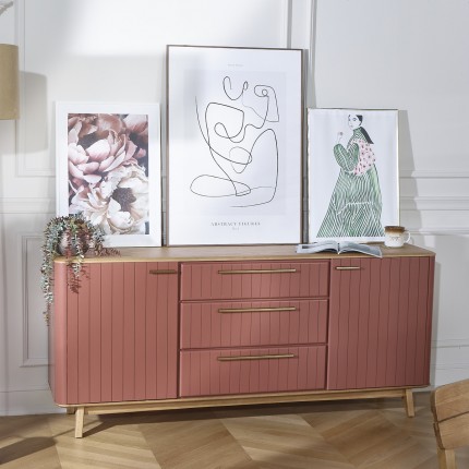 JOËL - Buffet contemporain en chêne 190 cm