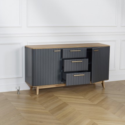 JOËL - Buffet contemporain en chêne 160 cm
