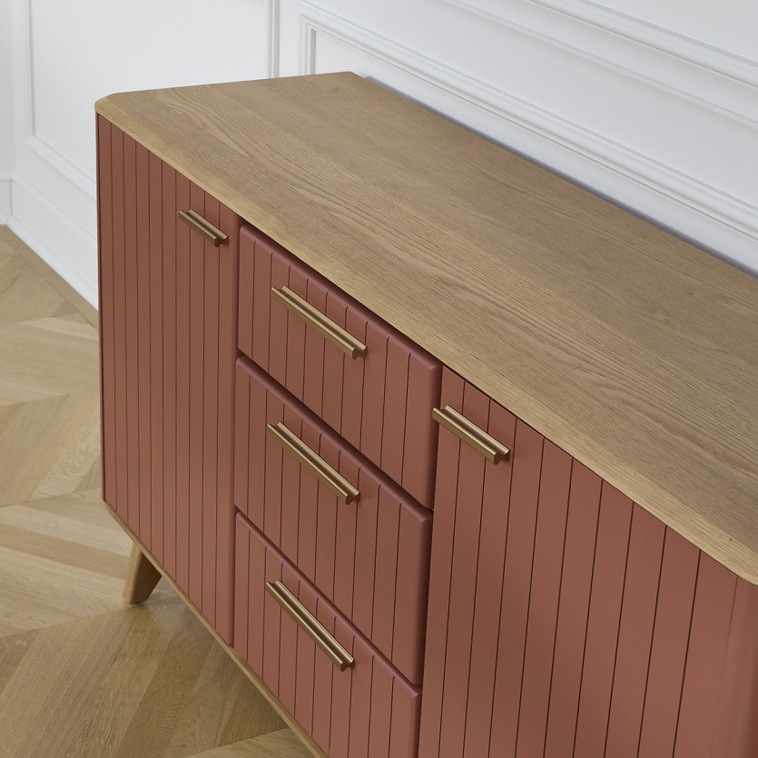 JOËL - Eetkamerbuffet, moderne stijl, eikenhout 160 cm