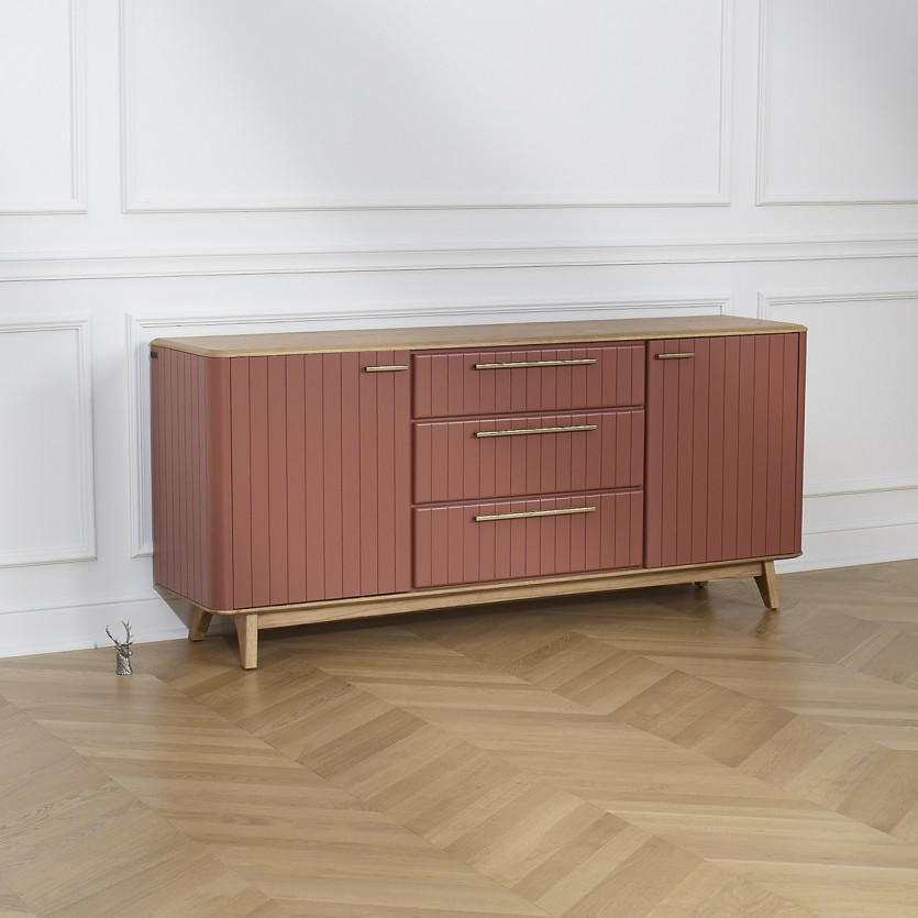 JOËL - Modern style dining room sideboard in wood, 190 cm