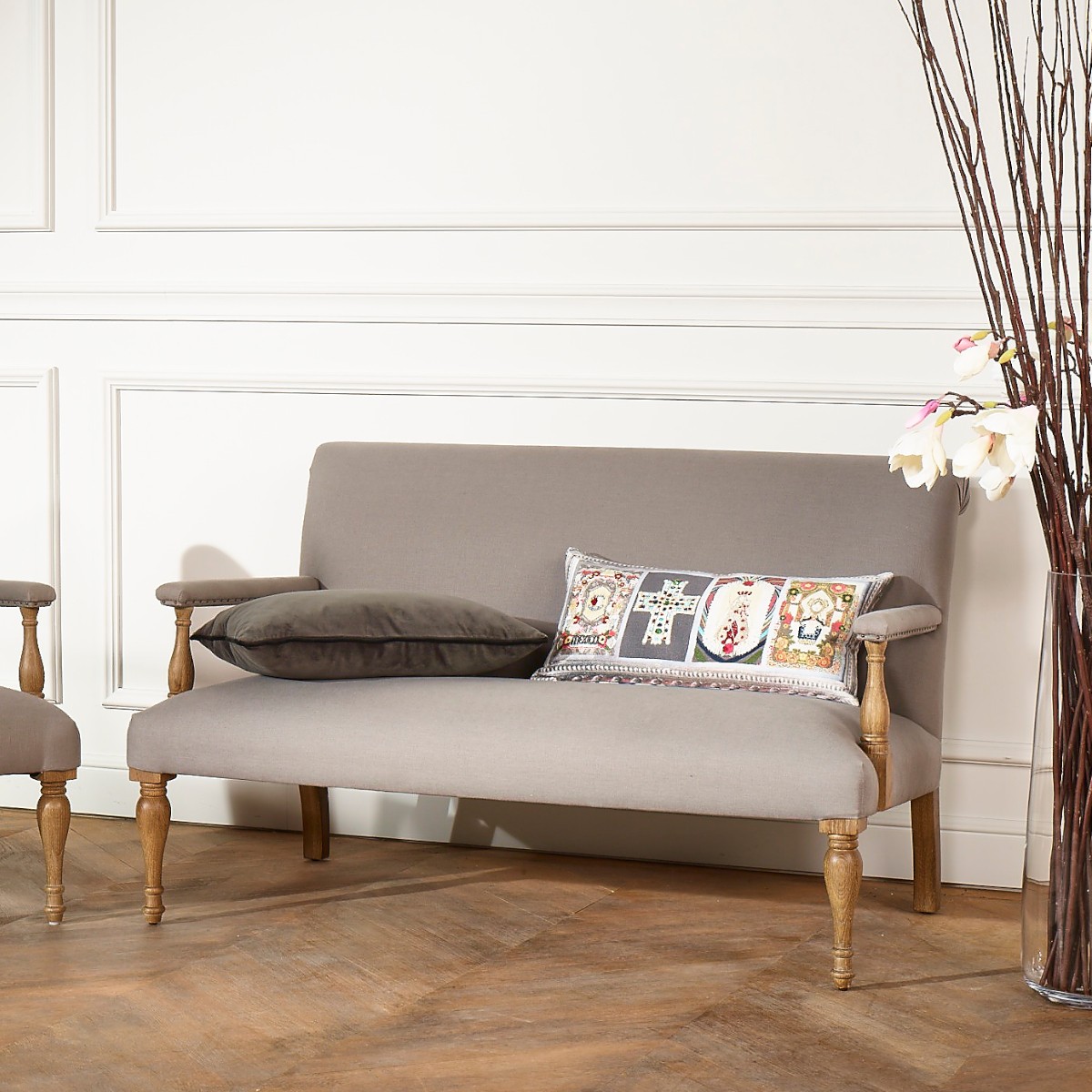banquette esprit campagne chic