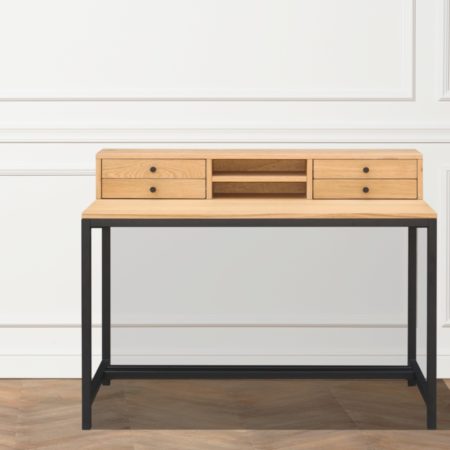 Bureau contemporain bois et métal